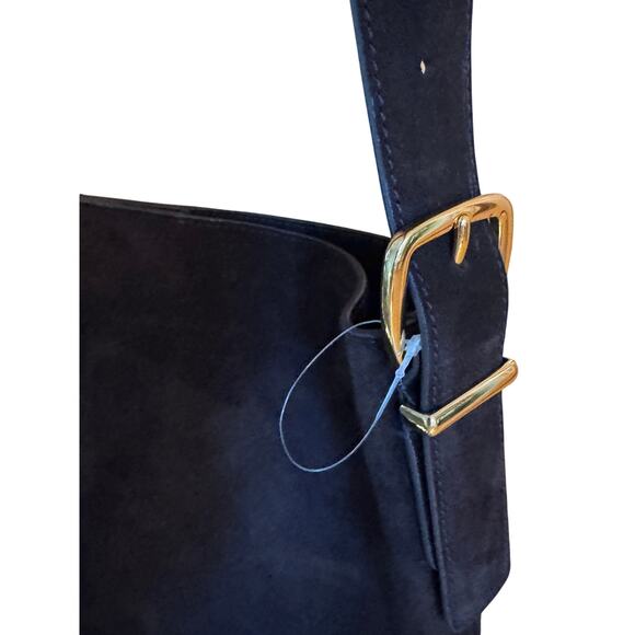 Madewell The Essential Brown Suede Bucket Tote Bag (New) - Picture 4 of 8